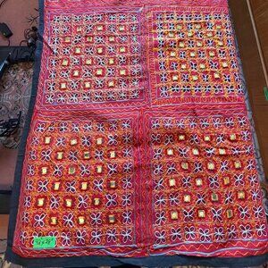 Vintage Indian Embroidered Tapestry